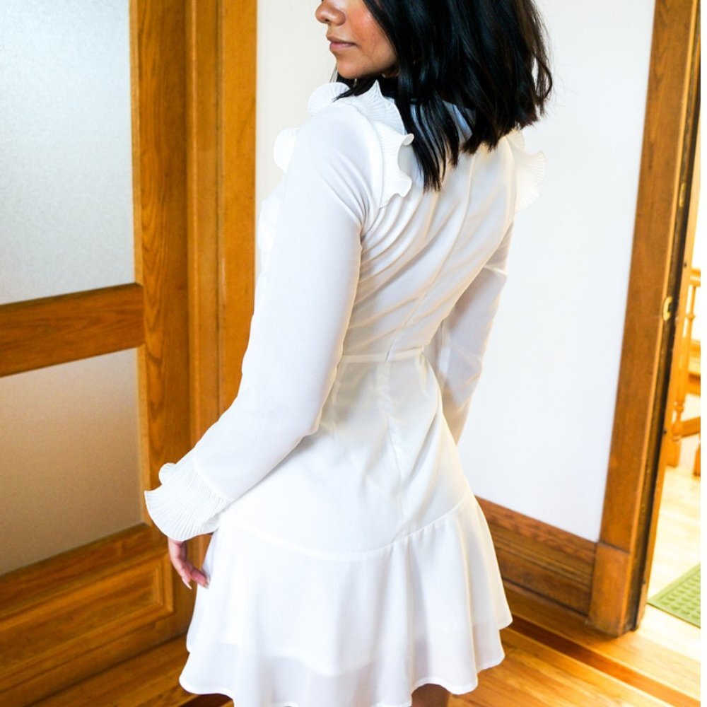 Full Coverage Ruffle Dress - Picture 2 of 8